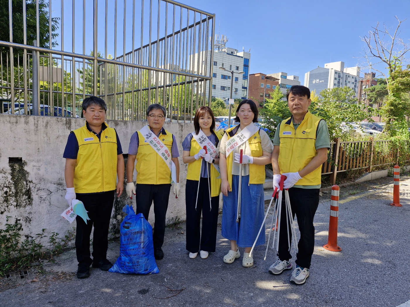 8월 사회공헌활동 <정기봉사활동 줍깅(플로깅)> 240830